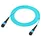MPO Fiber Optic Patch Cord Cable 1m OM3 Female to Female 12 Cores optical Patch Cord multimode Trunk Cable,Type A Type B Type C ·
